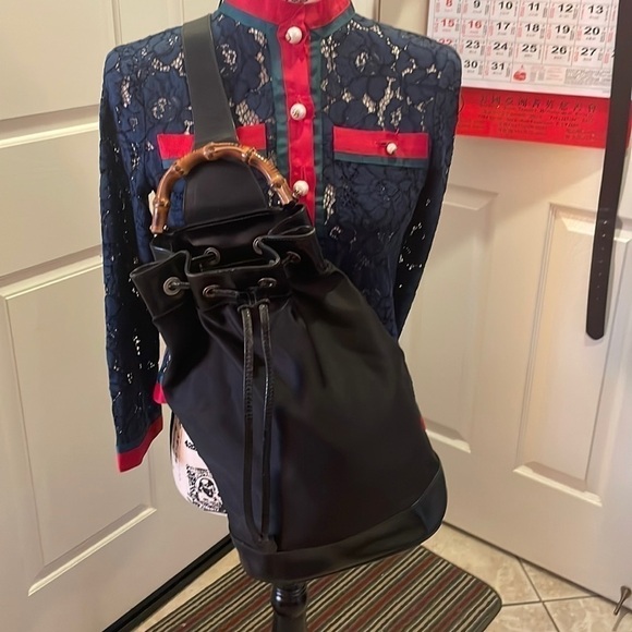 Vintage Gucci Bamboos Body Bag - Picture 1 of 11